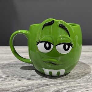 M&M’s World: Green 3D M&M Face (2013) - Ceramic Coffee Mug